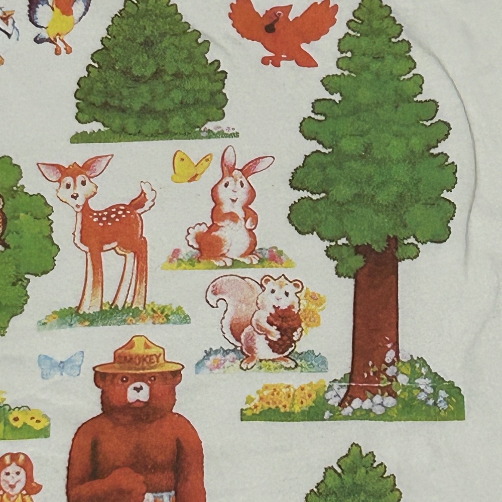 Women's Vintage/Collectable Smokey the Bear T-Shirt - SMALL - Picture 6 of 8